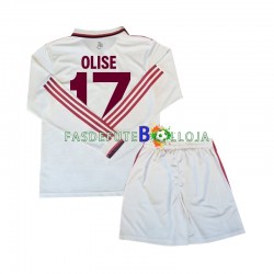 Camisola 3º Equipamento Bayern de Munique Olise 17 2024-2025 Manga Comprida ,Criança