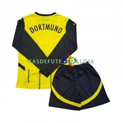 Camisola 1º Equipamento Borussia Dortmund 2024-2025 Manga Comprida ,Criança