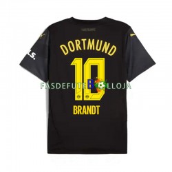 Camisola 2º Equipamento Borussia Dortmund Julian Brandt 10 2024-2025 Manga Curta ,Homem