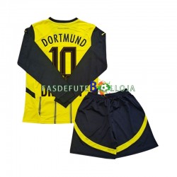Camisola 1º Equipamento Borussia Dortmund Julian Brandt 10 2024-2025 Manga Comprida ,Criança