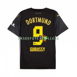 Camisola 2º Equipamento Borussia Dortmund Serhou Guirassy 9 2024-2025 Manga Curta ,Homem
