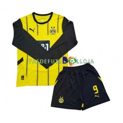 Camisola 1º Equipamento Borussia Dortmund Serhou Guirassy 9 2024-2025 Manga Comprida ,Criança