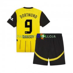 Camisola 1º Equipamento Borussia Dortmund Serhou Guirassy 9 2024-2025 Manga Curta ,Criança