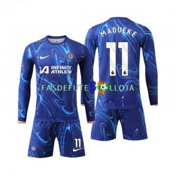 Camisola 1º Equipamento Chelsea Madueke 11 2024-2025 Manga Comprida ,Criança
