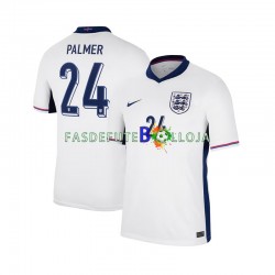 Camisola 1º Equipamento Seleção Inglesa Cole Palmer 24 2024 Manga Curta ,Homem