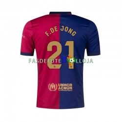 Camisola 1º Equipamento FC Barcelona F. DE JONG 21 2024-2025 Manga Curta ,Homem