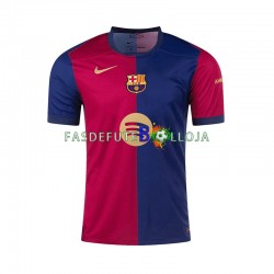 Camisola 1º Equipamento FC Barcelona F. DE JONG 21 2024-2025 Manga Curta ,Homem