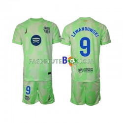 Camisola 3º Equipamento FC Barcelona Robert Lewandowski 9 2024-2025 Manga Curta ,Criança