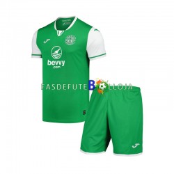 Camisola 1º Equipamento Hibernian 2024-2025 Manga Curta ,Criança