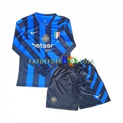 Camisola 1º Equipamento Inter de Milão 2024-2025 Manga Comprida ,Criança