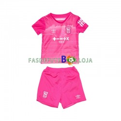 Camisola 3º Equipamento Ipswich Town 2024-2025 Manga Curta ,Criança