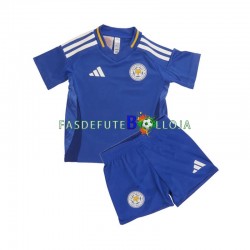 Camisola 1º Equipamento Leicester City 2024-2025 Manga Curta ,Criança