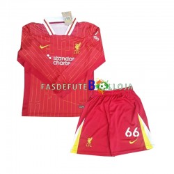 Camisola 1º Equipamento Liverpool Alexander-Arnold 66 2024-2025 Manga Comprida ,Criança