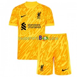 Camisola Guarda-redes 4º Equipamento Liverpool 2024-2025 Manga Curta ,Criança