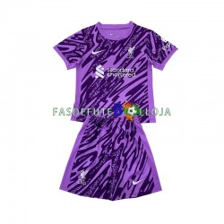 Camisola Guarda-redes 3º Equipamento Liverpool 2024-2025 Manga Curta ,Criança