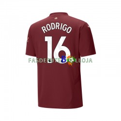Camisola 3º Equipamento Manchester City RODRIGO 16 2024-2025 Manga Curta ,Homem