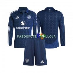 Camisola 1º Equipamento Manchester United 2024-2025 Manga Comprida ,Criança