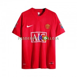 Camisola 1º Equipamento Manchester United 2007 Manga Comprida Retro ,Homem
