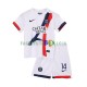 Camisola 2º Equipamento Paris Saint-Germain Desire Doue 14 2024-2025 Manga Curta ,Criança