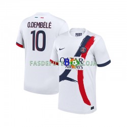 Camisola 2º Equipamento Paris Saint-Germain Ousmane Dembele 10 2024-2025 Manga Curta ,Homem