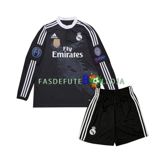 Camisola 3º Equipamento Real Madrid 2014 Manga Comprida Retro ,Criança Camisola 3º Equipamento Real Madrid 2014 Manga Comprida Retro ,Criança