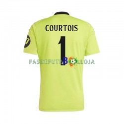Camisola Guarda-redes 3º Equipamento Real Madrid COURTOIS 1 2024-2025 Manga Curta ,Homem