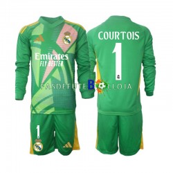 Camisola Guarda-redes 3º Equipamento Real Madrid Thibaut Courtois 1 2024-2025 Manga Comprida ,Criança