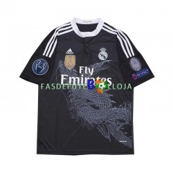 Camisola 3º Equipamento Real Madrid 2014 Manga Curta Retro ,Homem