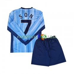Camisola 2º Equipamento Tottenham Spurs Son 7 2024-2025 Manga Comprida ,Criança