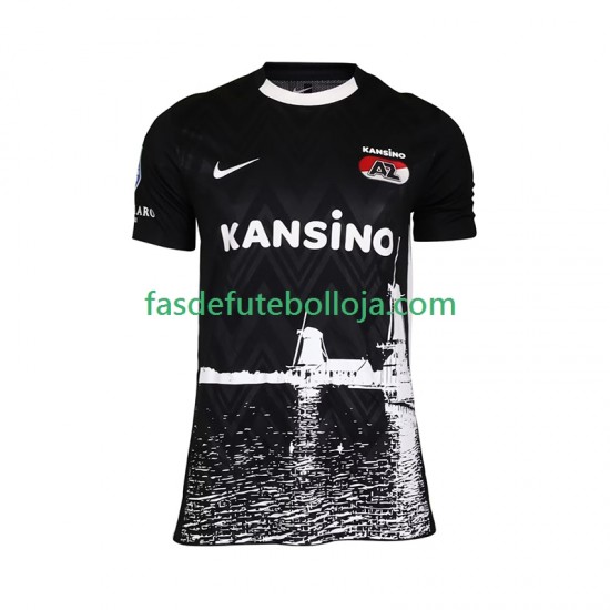 Camisola 4º Equipamento AZ Alkmaar 2024-2025 Manga Curta ,Homem