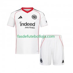Camisola 2º Equipamento Eintracht Frankfurt 2025-2026 Manga Curta ,Criança
