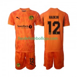 Camisola Guarda-redes 2º Equipamento FK Bodø/Glimt Nikita Haikin 12 2025 Manga Curta ,Criança