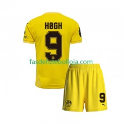 Camisola 1º Equipamento FK Bodø/Glimt Kasper Hogh 9 2025 Manga Curta ,Criança Camisola 1º Equipamento FK Bodø/Glimt Kasper Hogh 9 2025 Manga Curta ,Criança