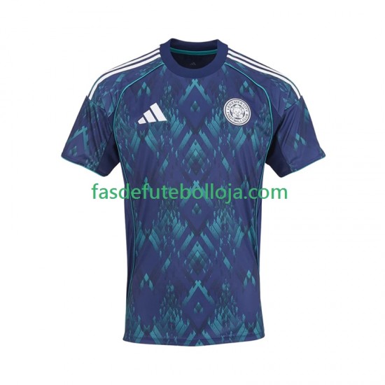 Camisola 2º Equipamento Leicester City 2025-2026 Manga Curta ,Homem