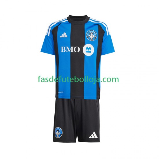 Camisola 1º Equipamento CF Montréal 2025 Manga Curta ,Criança Camisola 1º Equipamento CF Montréal 2025 Manga Curta ,Criança