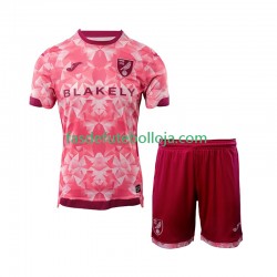 Camisola 3º Equipamento Norwich City 2025-2026 Manga Curta ,Criança