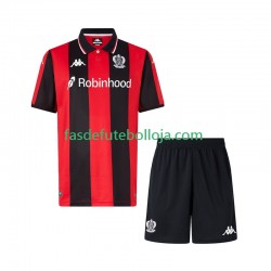 Camisola 1º Equipamento OGC Nice 2025-2026 Manga Curta ,Criança