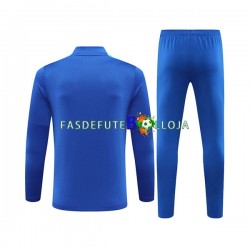 FC Barcelona Azul Sweat de Treino Conjunto SKU001 2023-2024