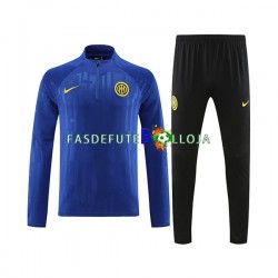 Inter de Milão Azul Sweat de Treino Conjunto SKU001 2023-2024