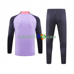 Liverpool Roxo Sweat de Treino Conjunto 2023-2024