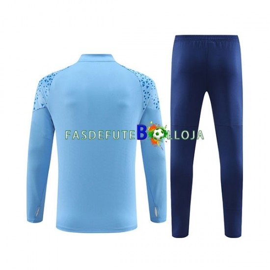 Manchester City Azul Sweat de Treino Conjunto 2023-2024