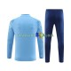 Manchester City Azul Sweat de Treino Conjunto 2023-2024