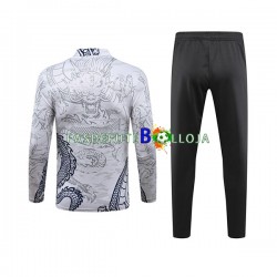 Real Madrid Branco Dragon Sweat de Treino Conjunto 2023-2024