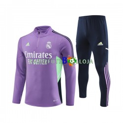 Real Madrid Roxo Sweat de Treino Conjunto 2023-2024