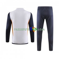 Real Madrid Branco Sweat de Treino Conjunto 2023-2024