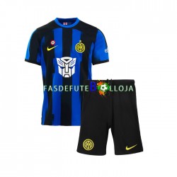 Camisola 1º Equipamento AC Milan Transformers 2023-2024 Manga Curta ,Criança