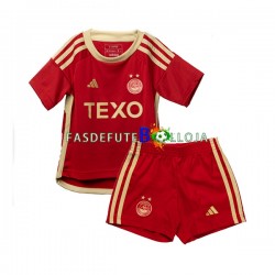 Camisola 1º Equipamento Aberdeen 2023-2024 Manga Curta ,Criança