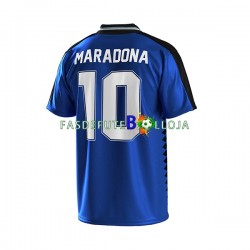 Camisola 2º Equipamento Seleção Argentina MARADONA 10 1994 Manga Curta Retro ,Criança
