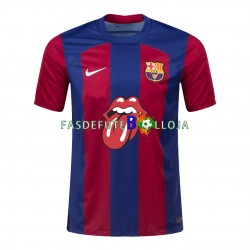 Camisola 1º Equipamento FC Barcelona Rolling Stones 2023-2024 Manga Curta ,Homem