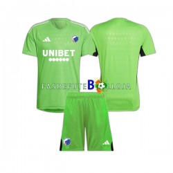 Camisola Guarda-redes 4º Equipamento FC Copenhague 2023-2024 Manga Curta ,Criança